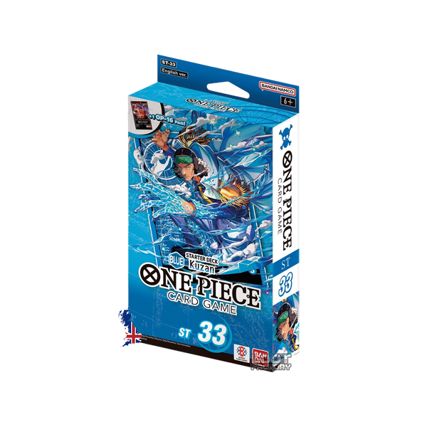 One Piece Card Game - Starter Deck ST-33 : Blue - Kuzan (EN) + Booster OP-16