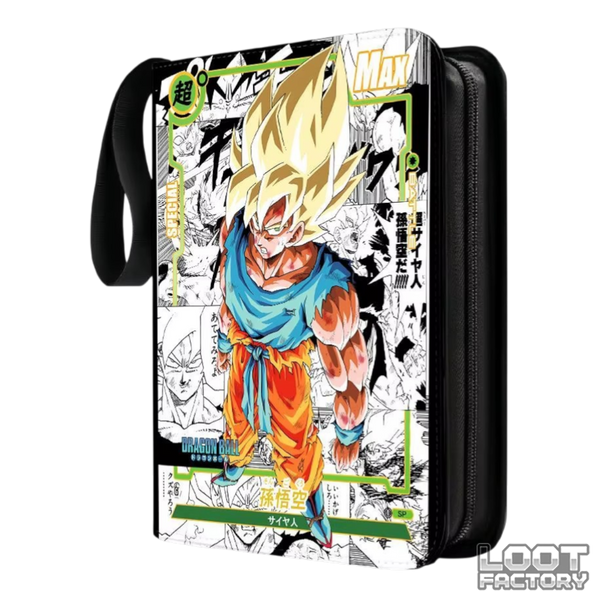 Classeur de Collection Dragon Ball - Son Goku (Design Carte TCG)