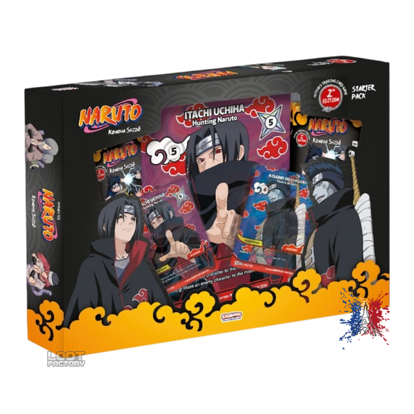 Starter Pack Itachi & Kisame - Naruto Mythos TCG - Chapitre 1 : Konoha Shidō (2ème Édition) - Version Française