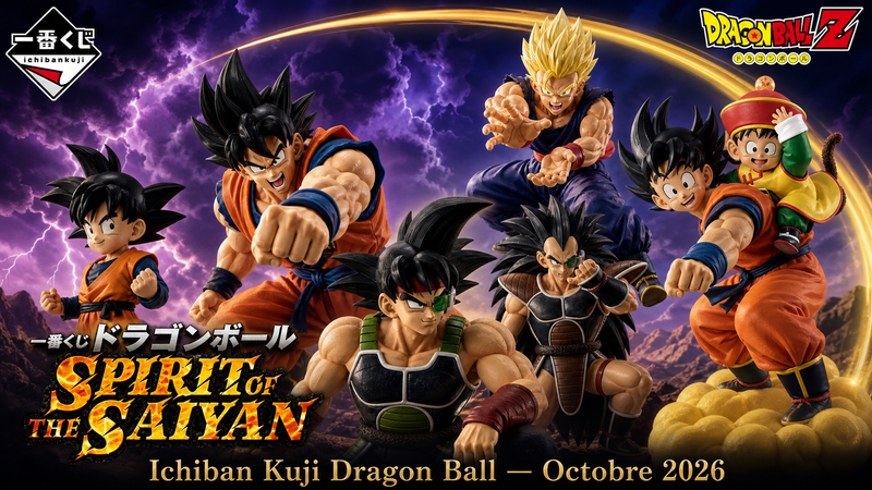 Ichiban Kuji Dragon Ball Spirit of the Saiyan (2026) : la Kuji qui aligne toute la famille Saiyan