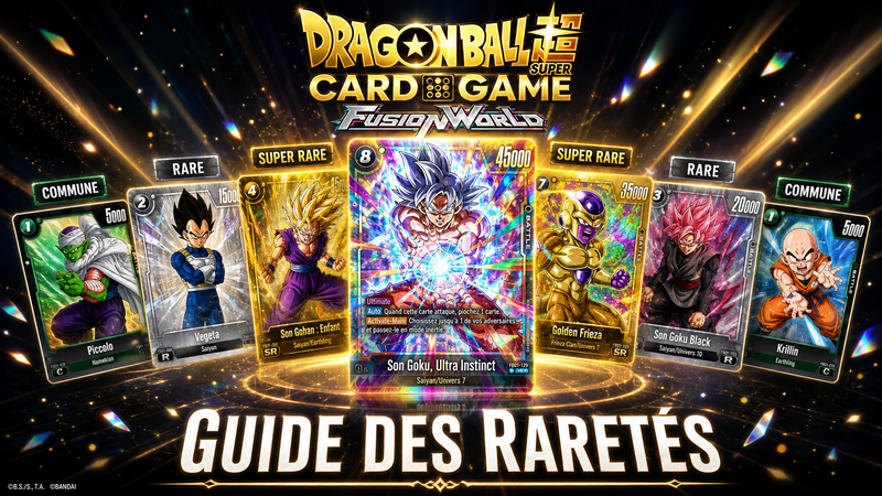 Dragon Ball Super Card Game : guide complet des raretés, Masters et Fusion World