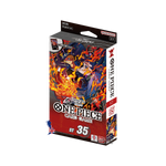 One Piece Card Game - Starter Deck ST-35 : Red/Black - Sabo (EN) + Booster OP-16