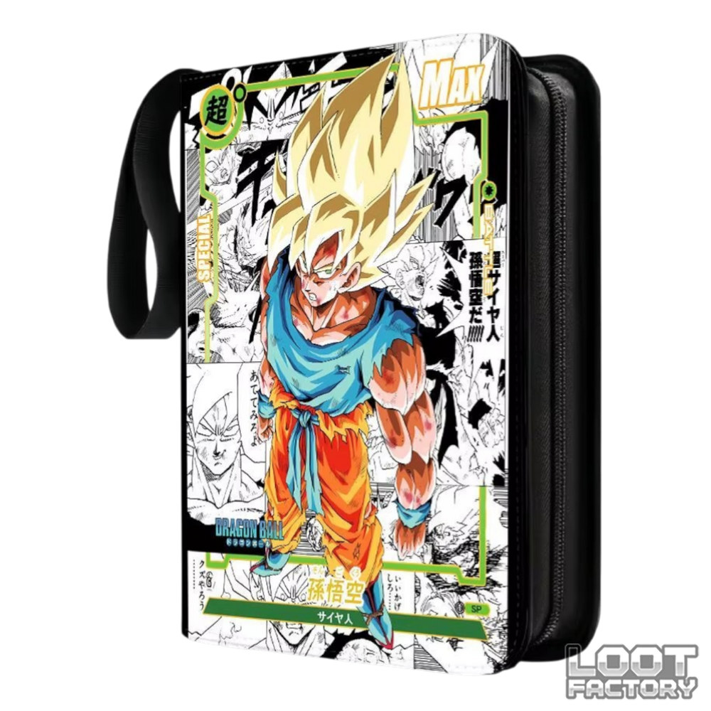 Classeur de Collection Dragon Ball - Son Goku (Design Carte TCG)