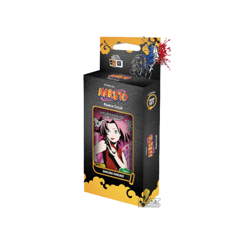 Team Set Sakura Haruno - Naruto Mythos TCG - Chapitre 1 : Konoha Shidō (2ème Édition) - Version Française