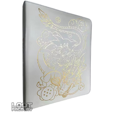 Classeur de Collection Premium Dragon Ball - Édition Blanche & Or (540 Cartes)