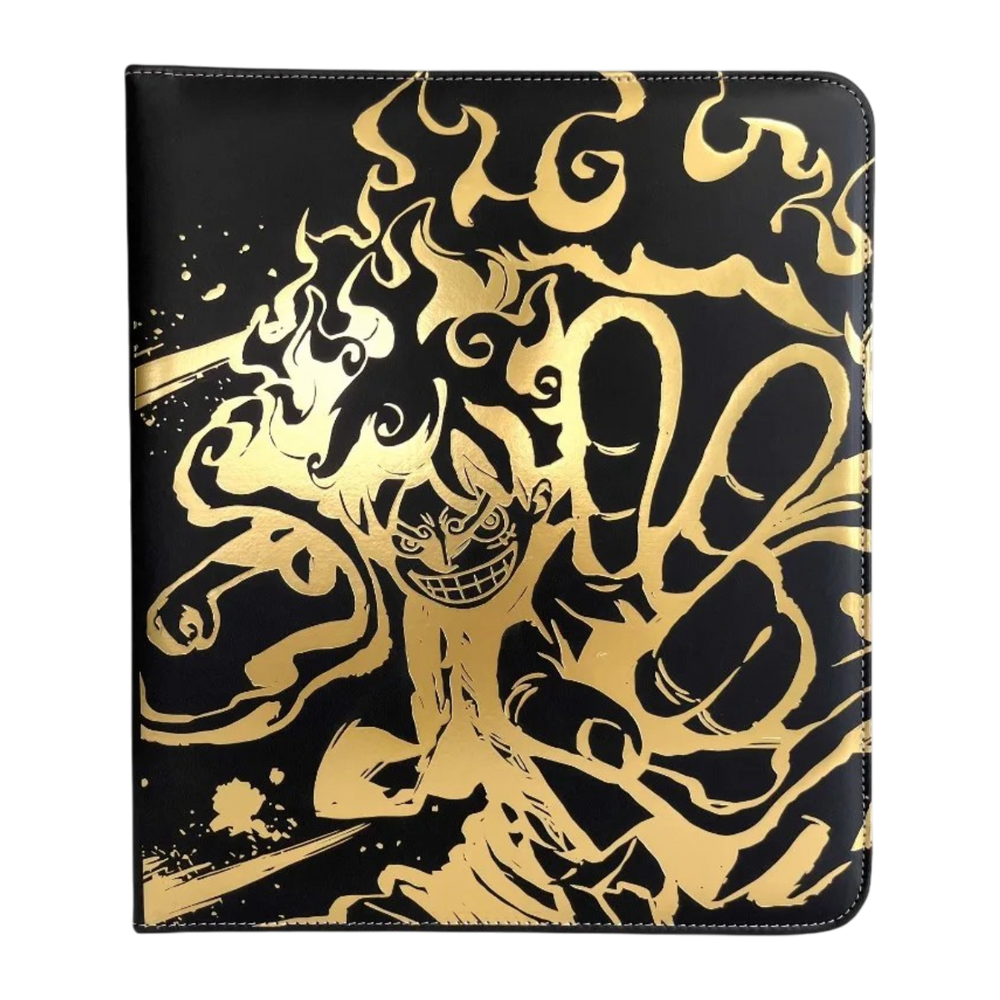 Carpeta Coleccionista Premium One Piece - Luffy Gear 5 "Negro y Oro" (2º Aniversario)