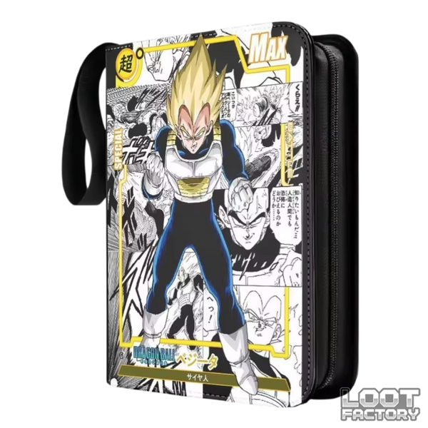 Classeur de Collection Dragon Ball - Vegeta (Design Carte TCG)