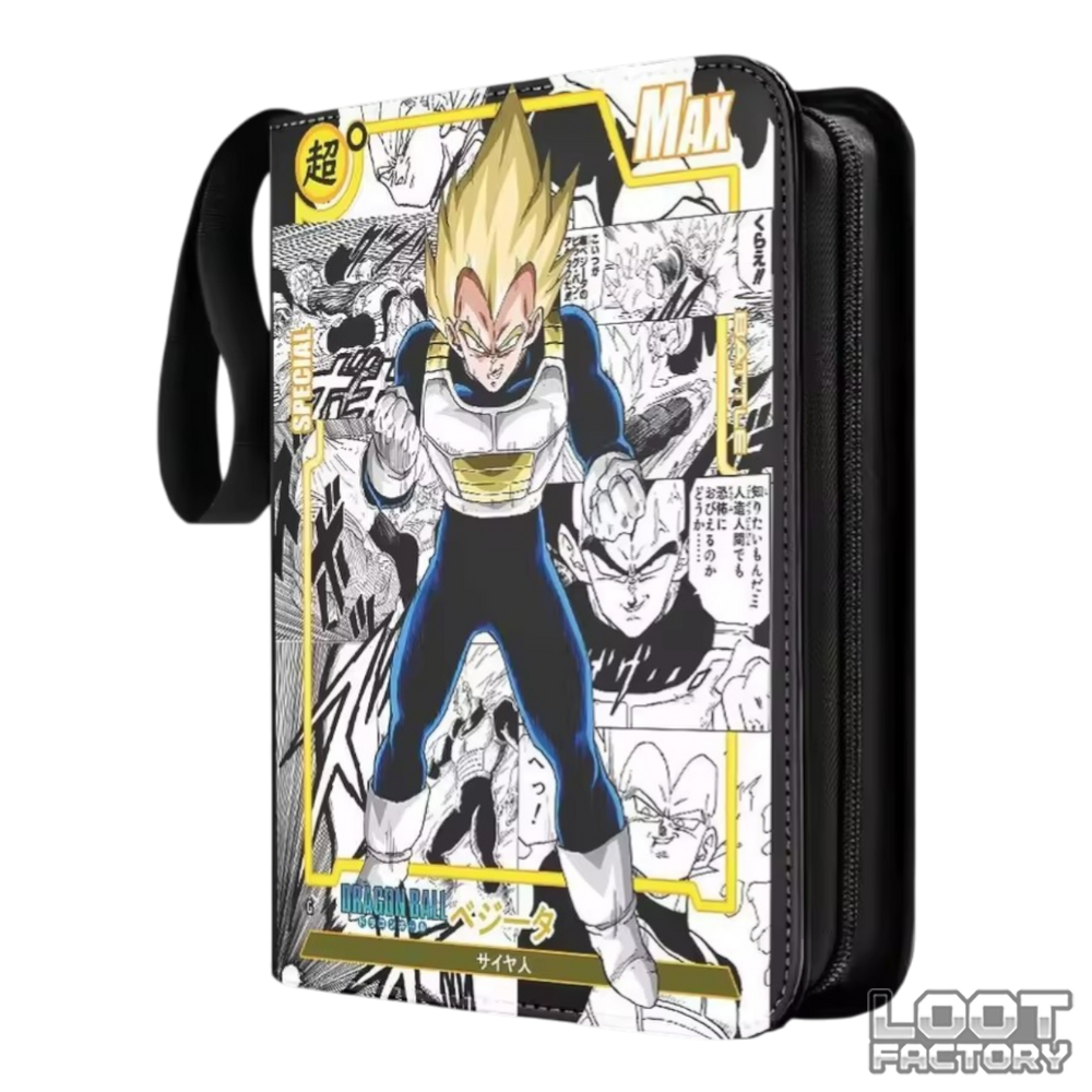 Classeur de Collection Dragon Ball - Vegeta (Design Carte TCG)