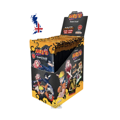 Caja de 24 sobres de Naruto Mythos TCG - Capítulo 1: Konoha Shidō (2.ª edición) - Versión en inglés