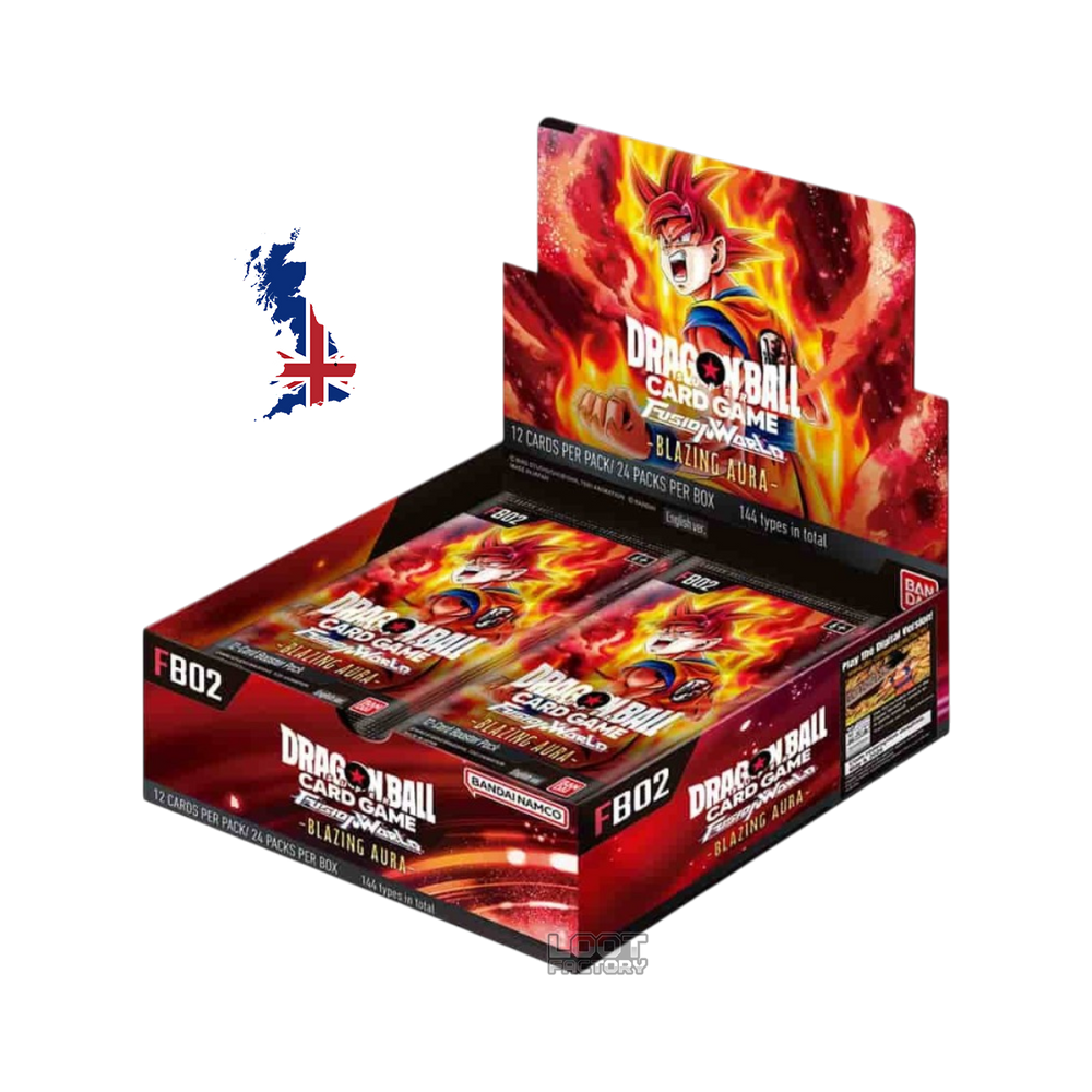 Display 24 Boosters Dragon Ball Super CG Fusion World - FB02 Blazing Aura - Version Anglaise