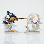 Monkey D. Luffy Gear Second vs Rob Lucci Zoan - DUO Senkouzekkei - One Piece