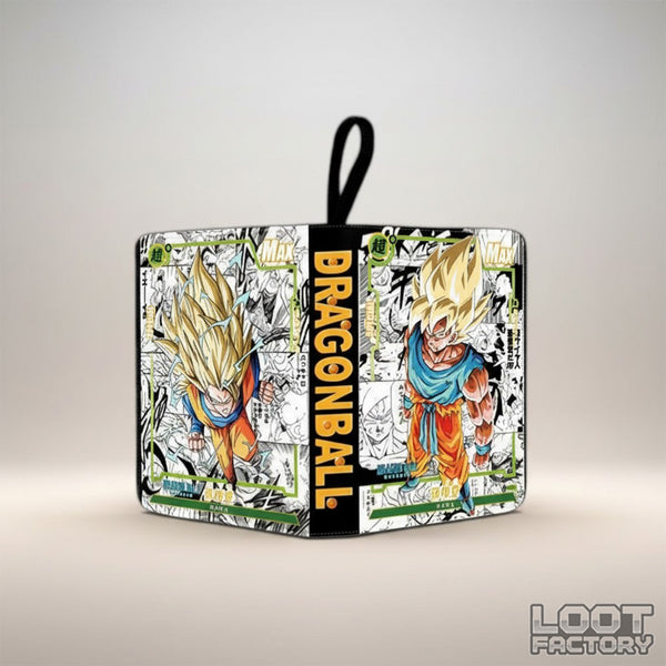 Classeur de Collection Dragon Ball - Son Goku (Design Carte TCG)
