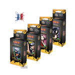 Lot des 4 Team Sets Équipe 7 - Naruto Mythos TCG - Chapitre 1 : Konoha Shidō (2ème Édition) - Version Française