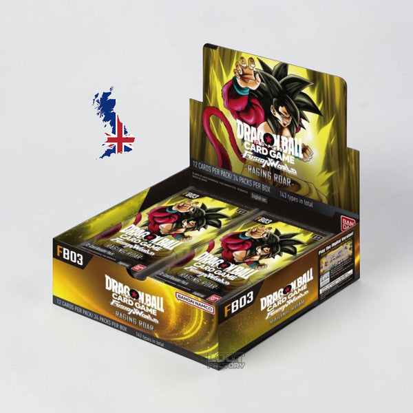 Display 24 Boosters Dragon Ball Super CG Fusion World - FB03 Raging Roar - Version Anglaise